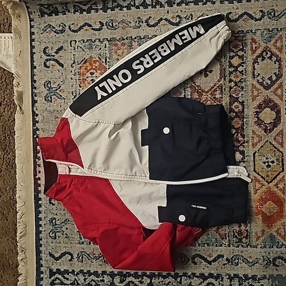 Members Only jacket red/white/blue size 5 - Picture 1 of 7